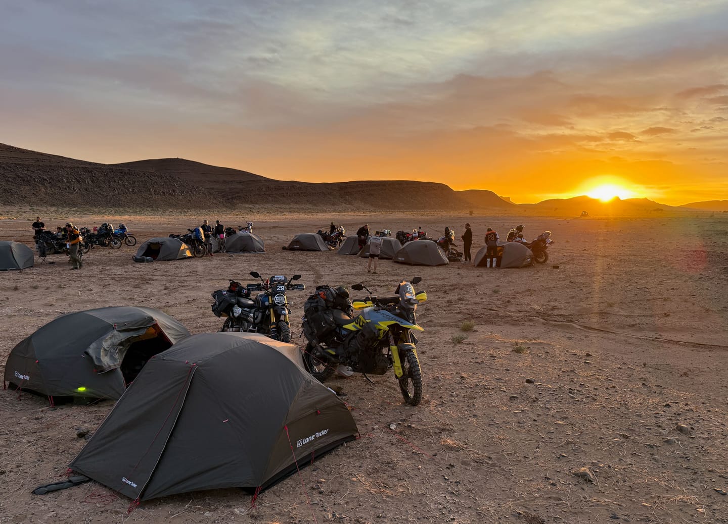 Customer photo review of ADVTent - Adventure Motorcycle Tent