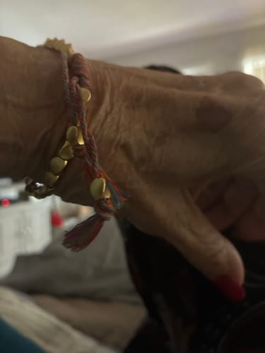 Customer photo review of 2 Tibetan Bracelets of Fortune