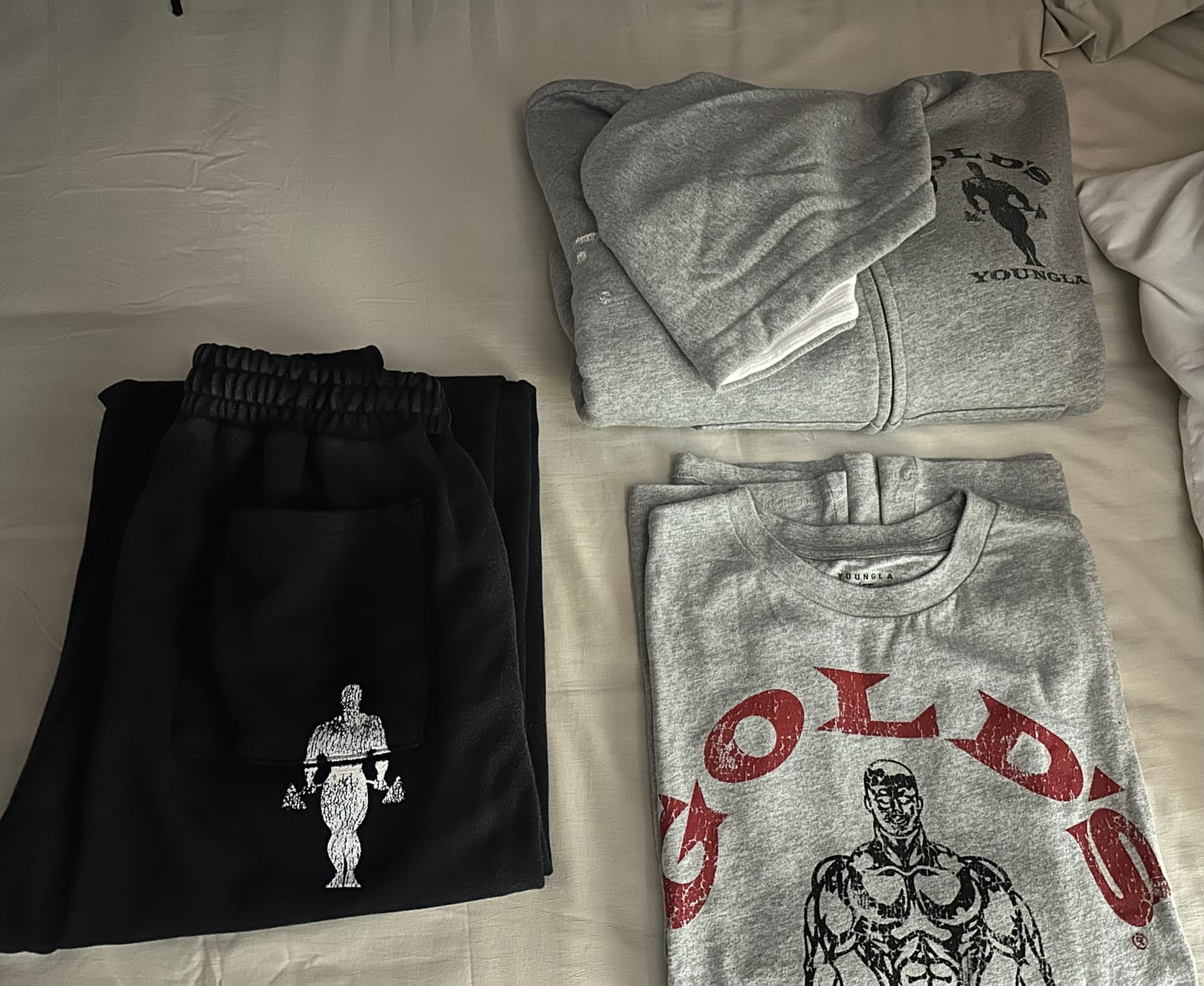 Customer photo review of 4213 - Gold's Iron Legacy Icon Tees