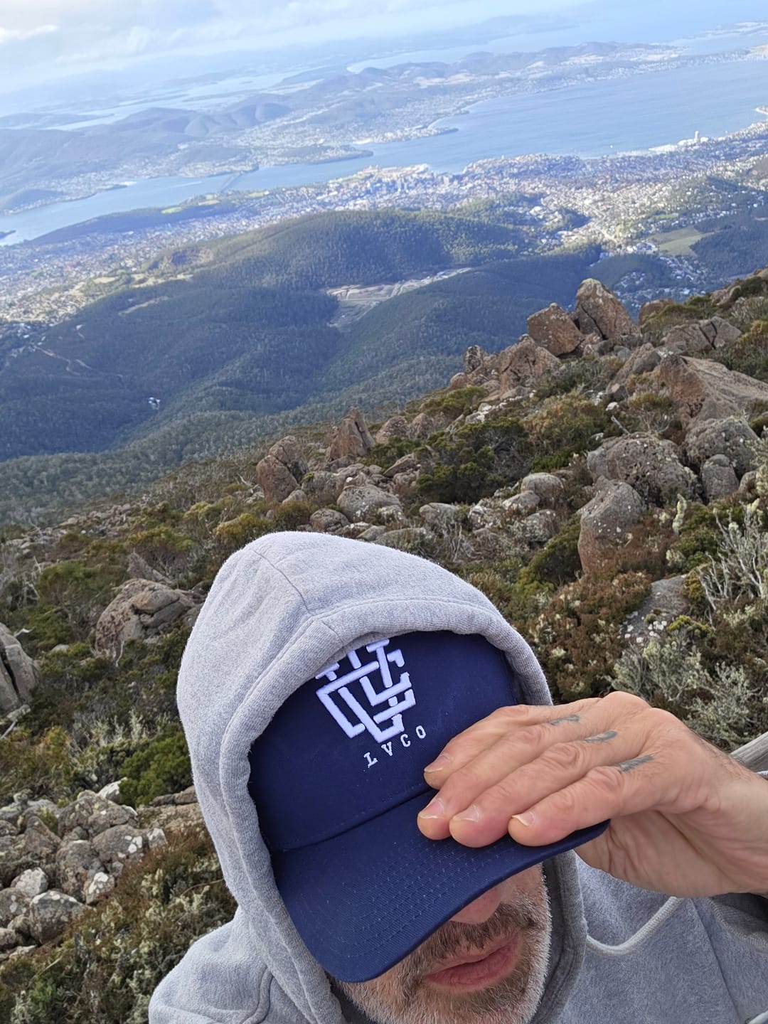 Customer photo review of LVCO "Royal Blue" A-Frame Snapback