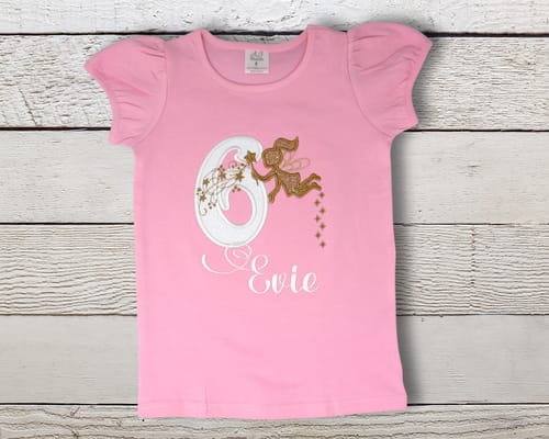 Customer photo review of Girl's Short Sleeve Shirts
