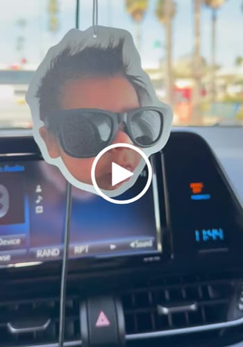 Customer video review of Custom Air Freshener