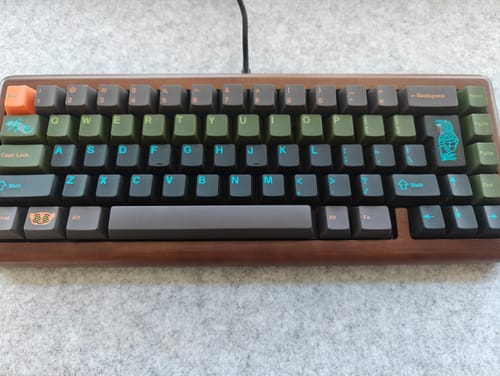 Customer photo review of Keykobo - Komodo ABS Double‑Shot Keycap Set