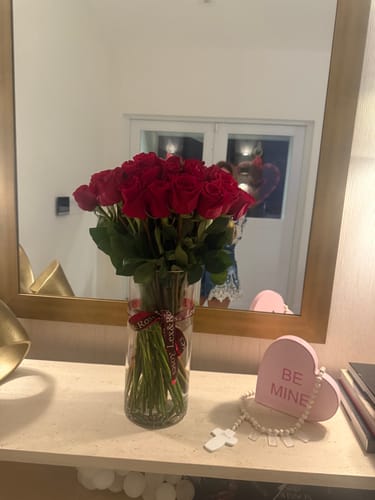 Customer photo review of Red Rose Bouquet - Valentines