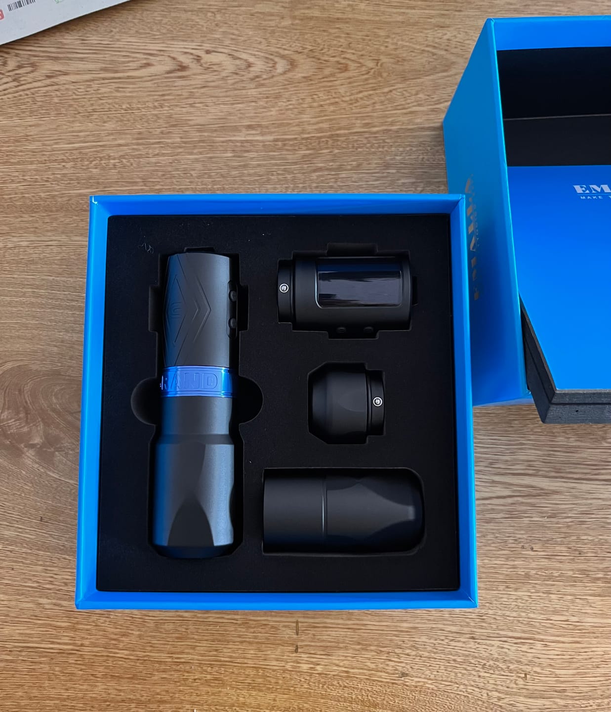 Customer photo review of EMALLA Wireless Tattoo Pen Machine Brushless Motor 2000mAh | Grand G5 (4.2MM)