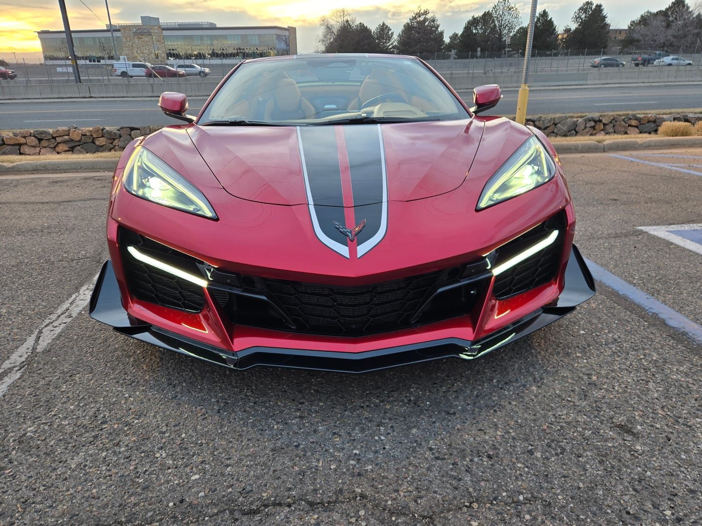 Customer photo review of Corvette C8 Z06 Models Sequential LED DRL Light Bar Bezel Insert