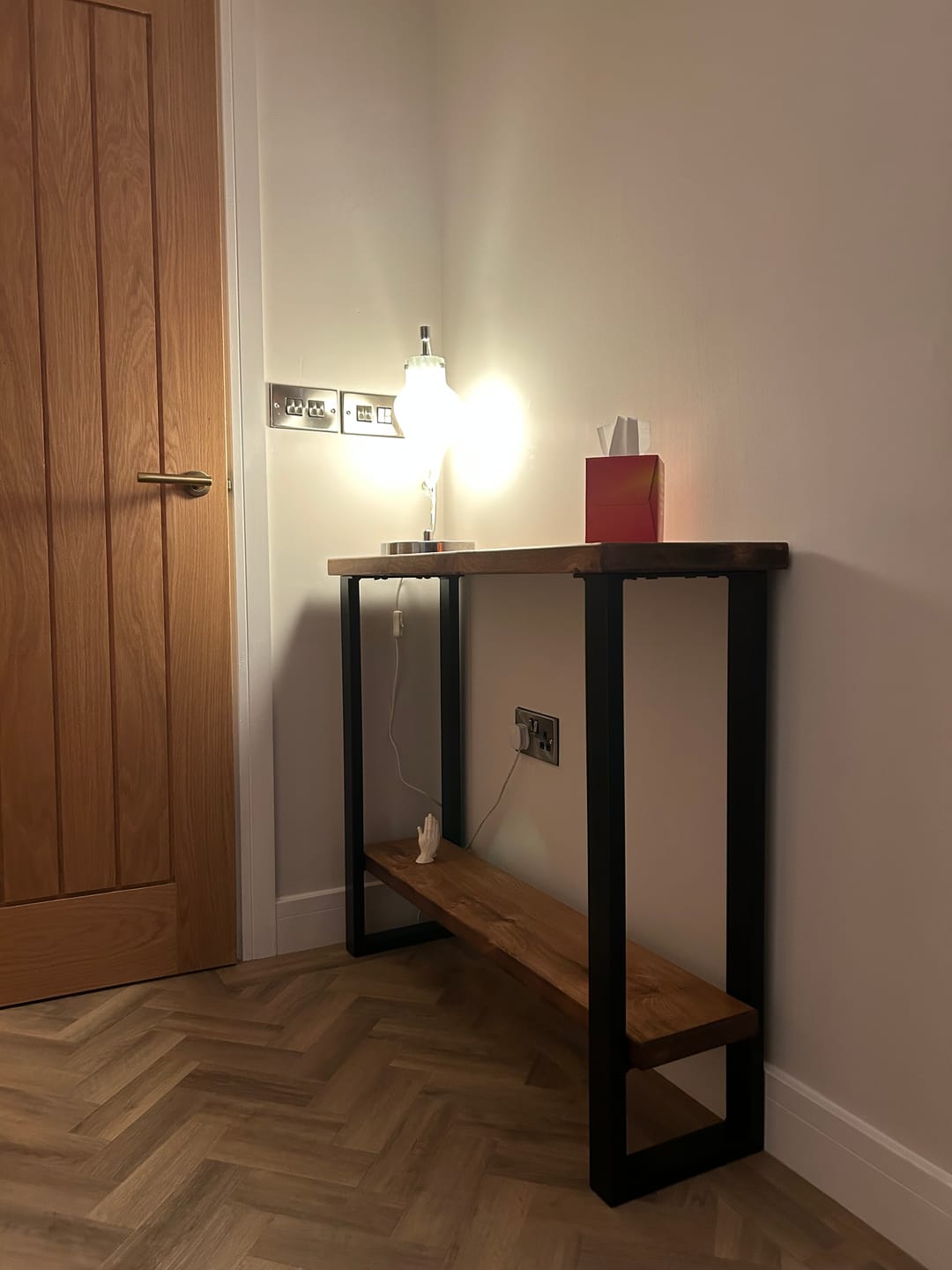 Customer photo review of Console Table with Shelf | 30cm Depth