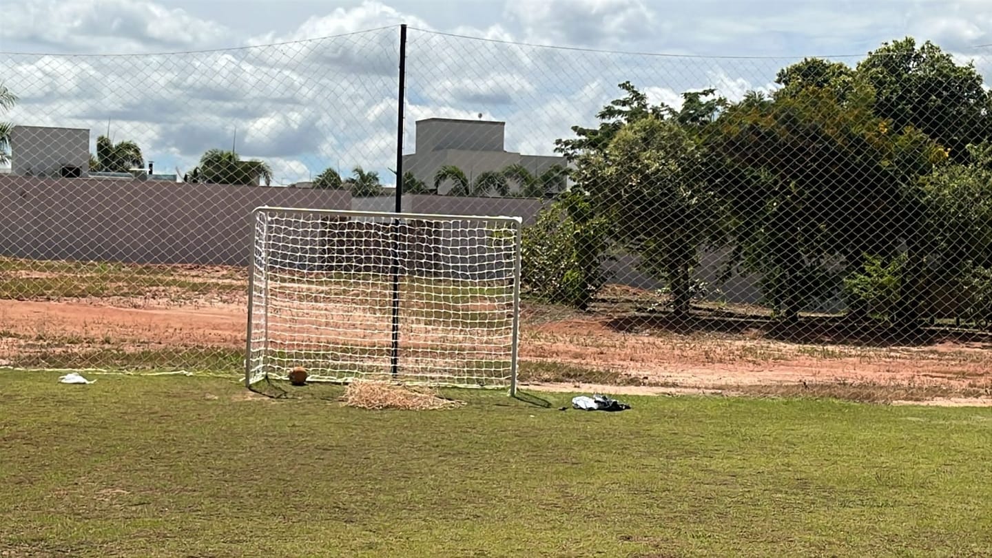 Customer photo review of Par de Rede Trave de Gol Futsal, Futebol de Salão Nylon [Sob Medida]