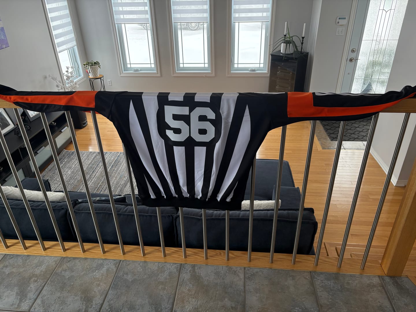 Customer photo review of ZRE HOCKEY REFEREE JERSEY WITH SEWN-IN ARMBANDS