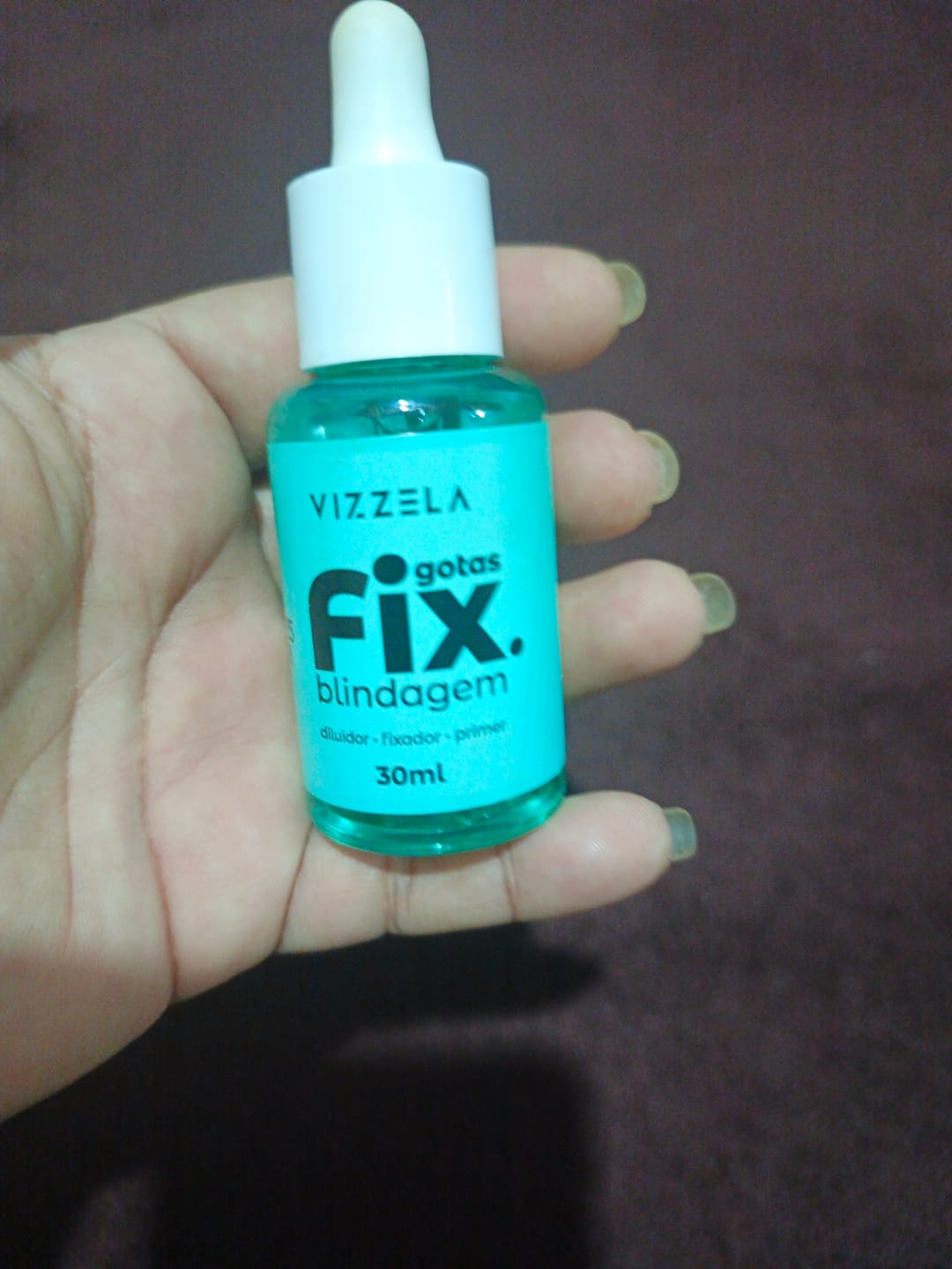 Customer photo review of Mini Fixador De Maquiagem Real Fix