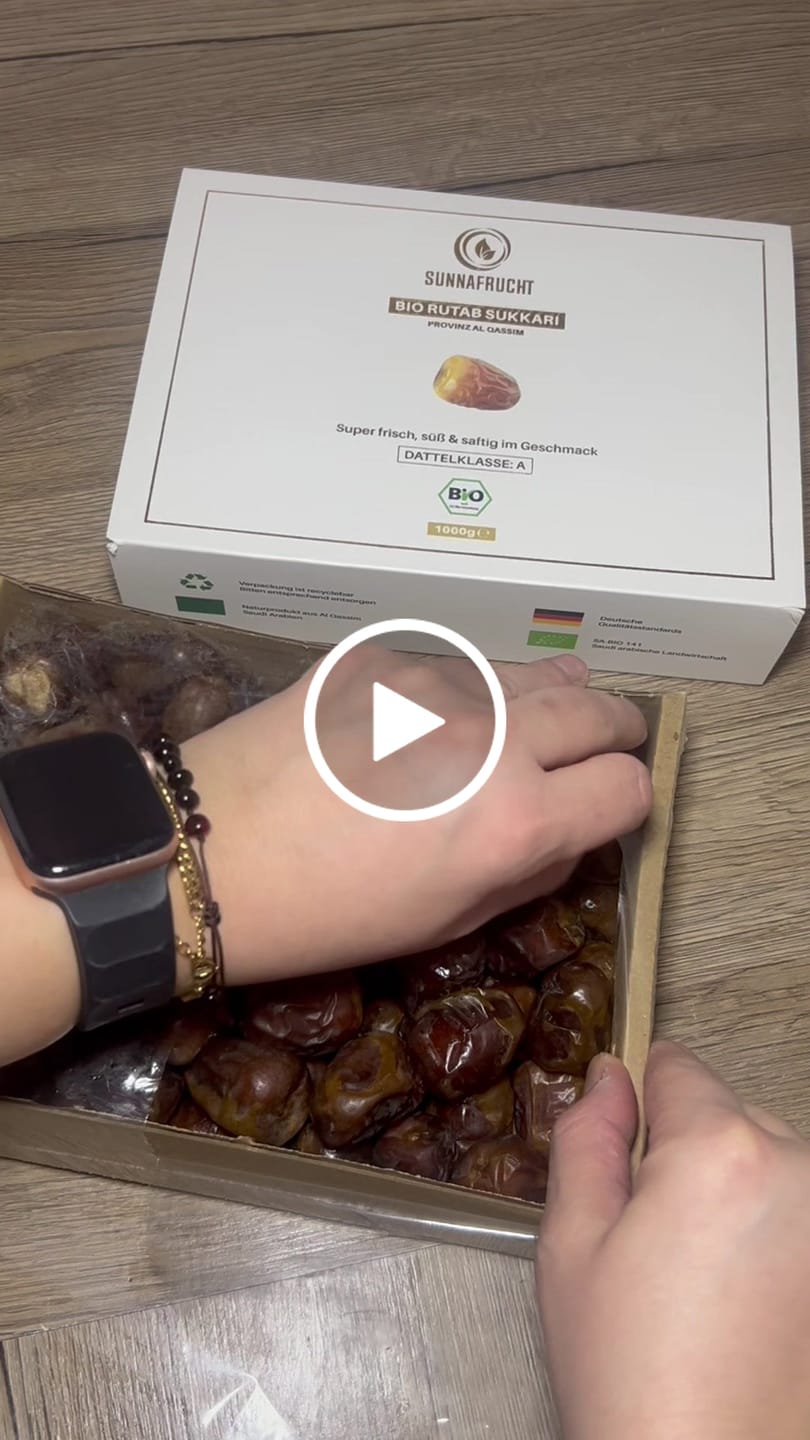Customer video review of Bio Rutab Sukkari Datteln | 1kg