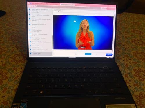 Customer photo review of Emotional Intelligence Life Coach Certification