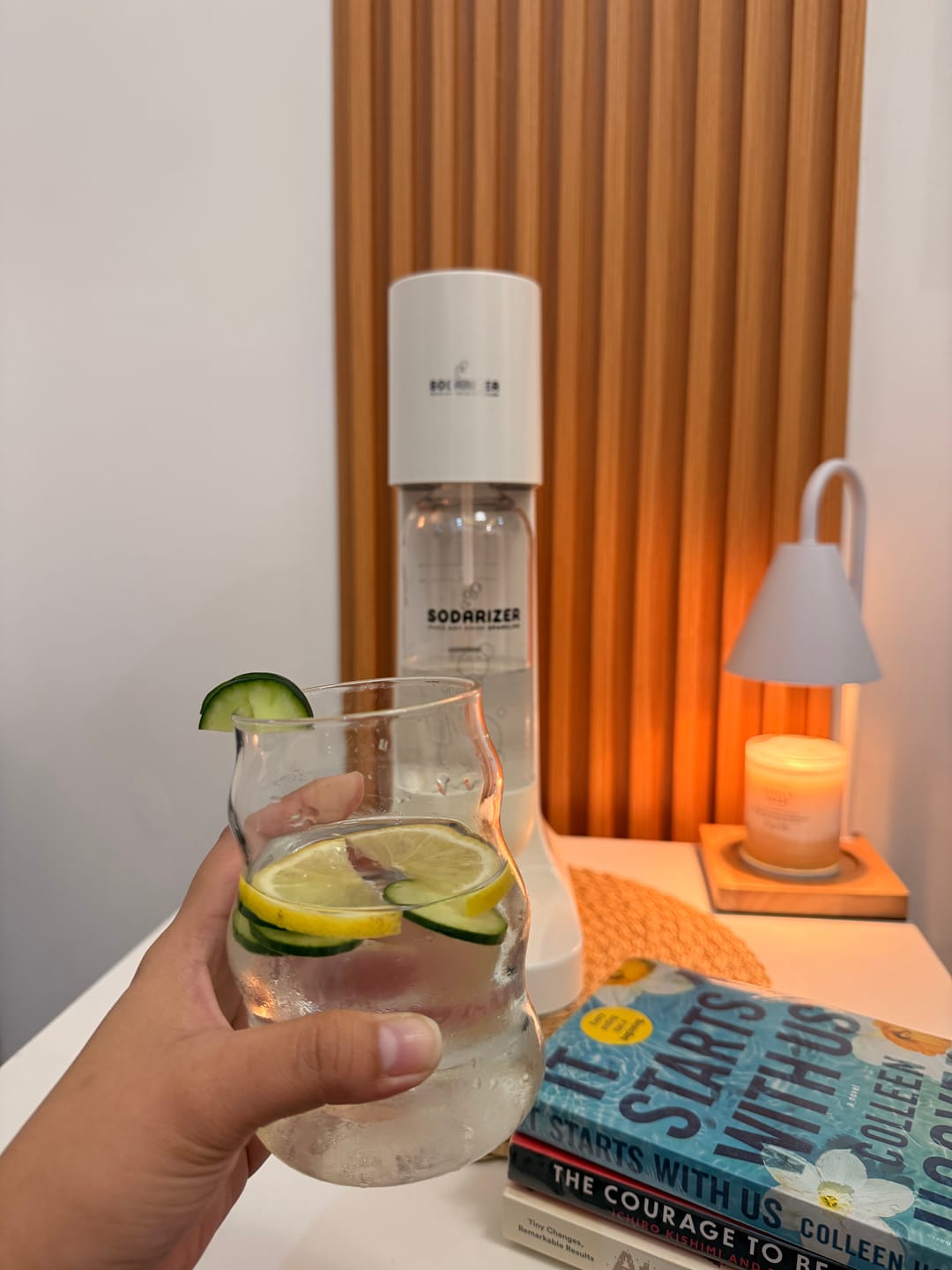 Customer photo review of Sodarizer Spark: Soda and Seltzer Water Maker