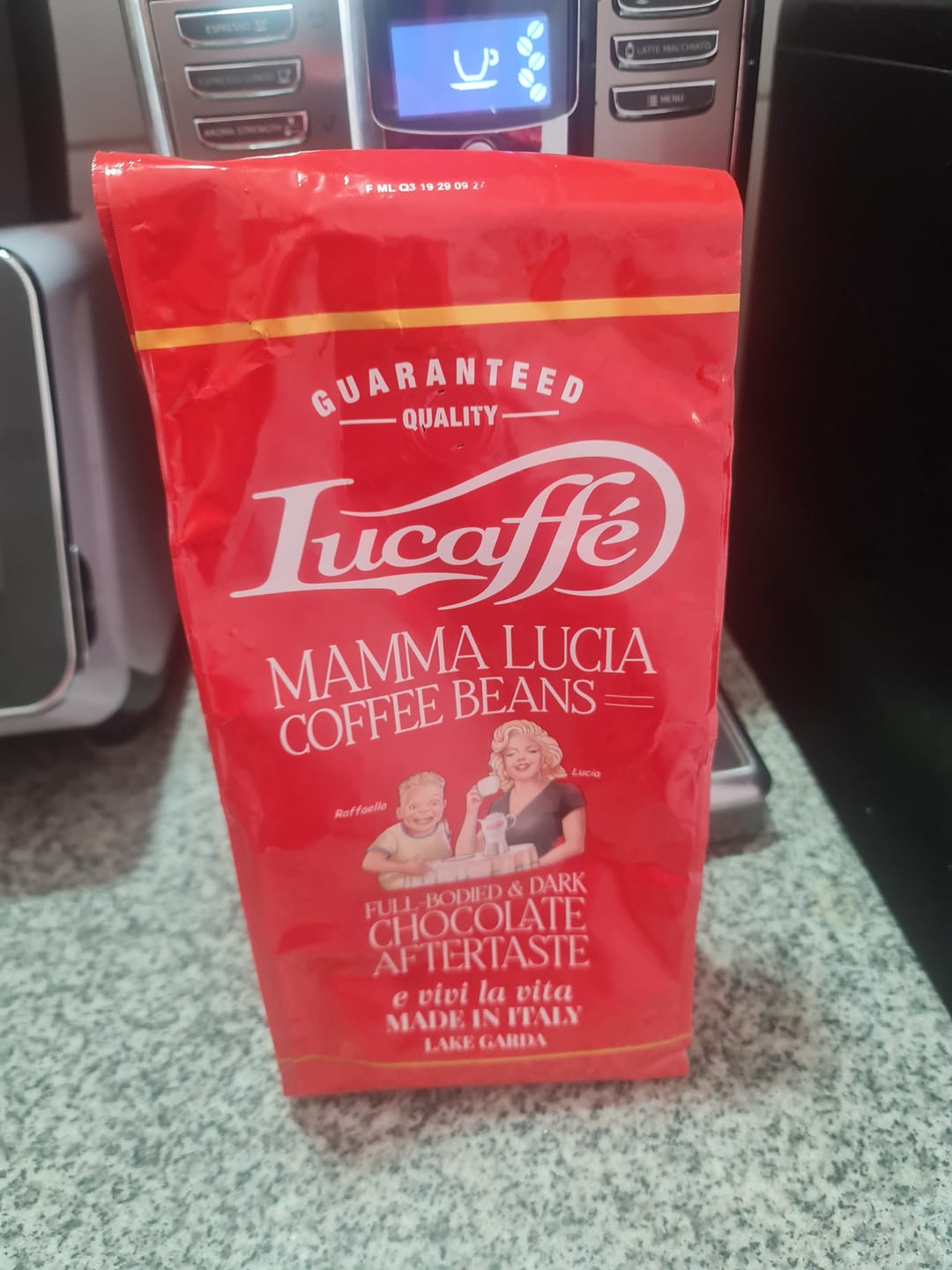 Customer photo review of Lucaffe Mamma Lucia 1 kg Grano Entero