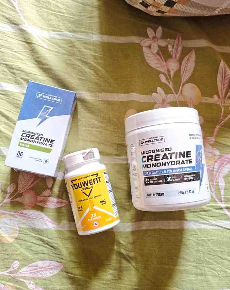 Customer photo review of Wellcore - Pure Micronised Creatine Monohydrate | Kiwi Kick (6 Sachets)