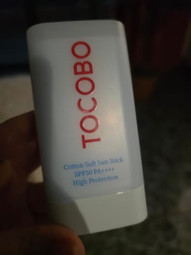 Customer photo review of Cotton Soft Sun Stick SPF50+ PA++++