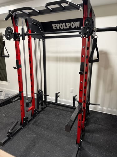 Customer photo review of EVOLPOW M2B Brute All-In-One Smith Machine Home Gym