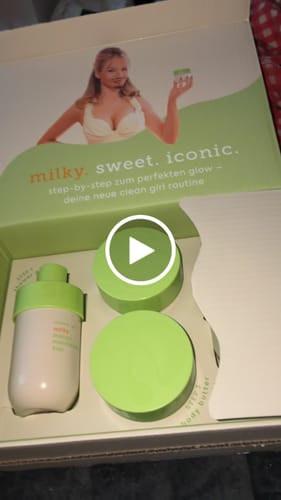 Customer video review of Glow Girl Butter Set Milky Mango Matcha Latte Kiss