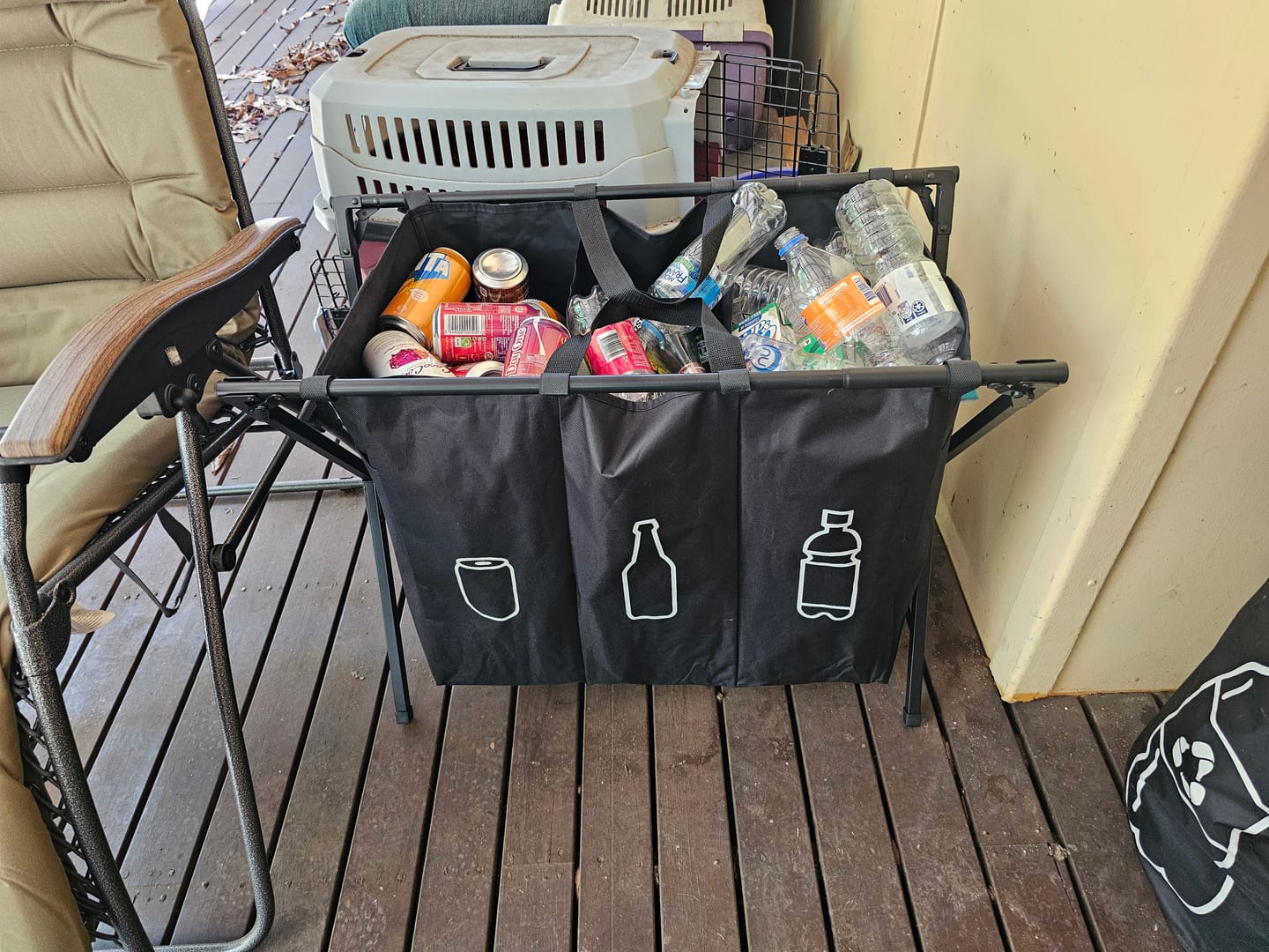 Customer photo review of Mobile Recycle Station - V3.0 (Folding Frame)