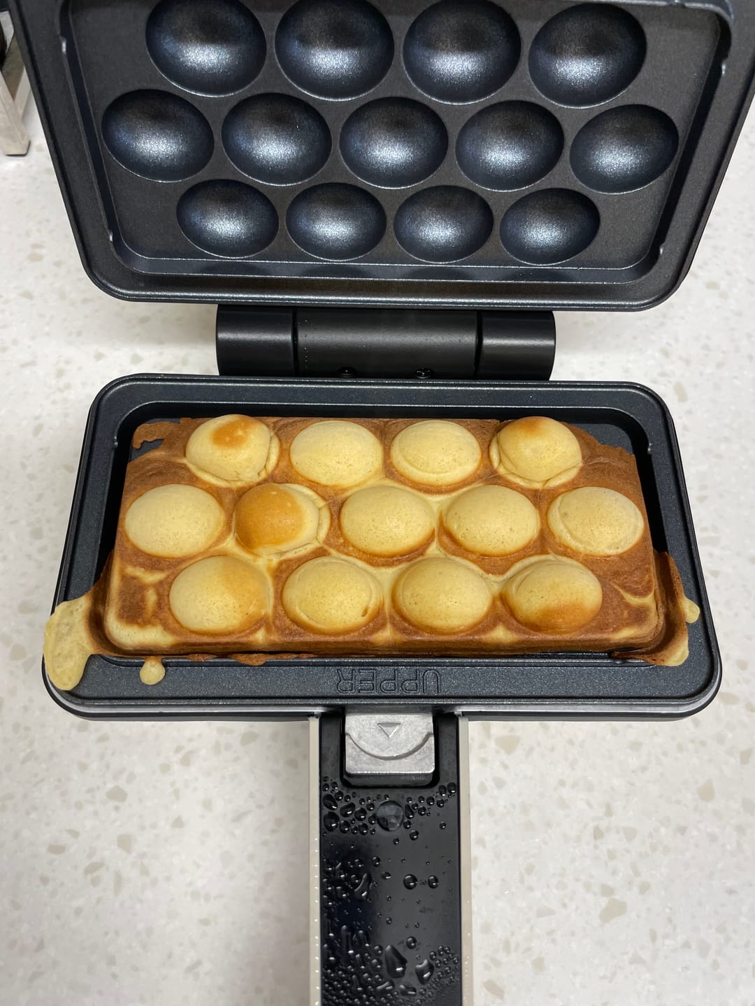 Customer photo review of Vitantonio Egg Waffle Sandwich Maker｜VEH-10A