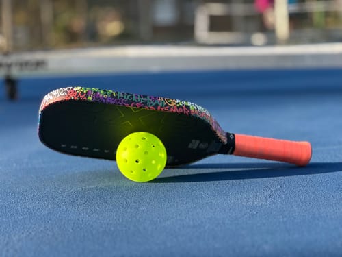 Customer photo review of Graffiti 2.0 Edge Tape (3 pack) - Pickleball Paddle Edge Tape