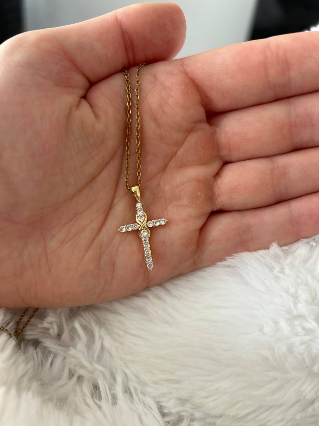 Customer photo review of Collier Croix Fusion