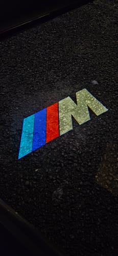 Customer photo review of BMW F SERIES DOOR LIGHTS