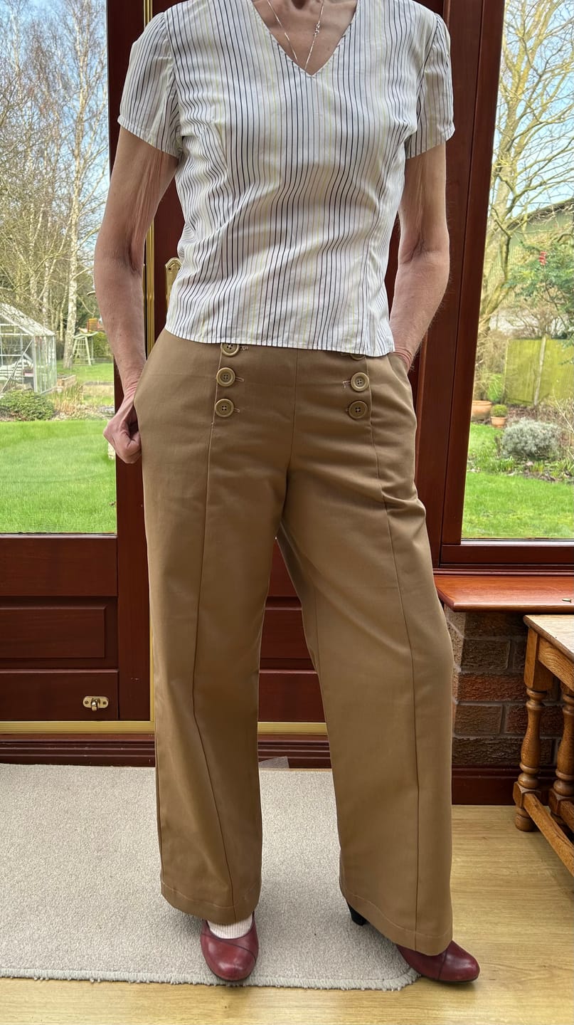 Customer photo review of Plain Cotton Drill Fabric