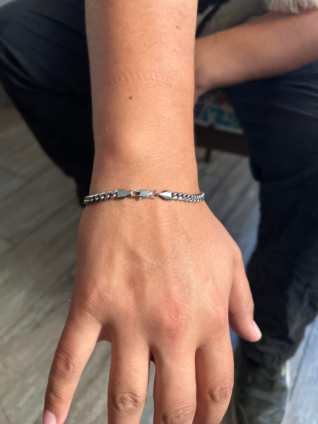 Customer photo review of Pulsera Miami Cuban 5mm