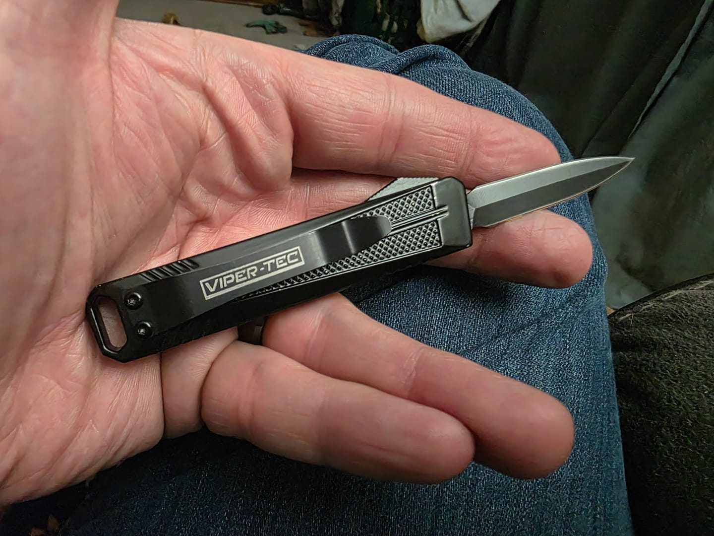 Customer photo review of VT Mini Stinger OTF Knife