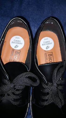 Customer photo review of Shoe Labels