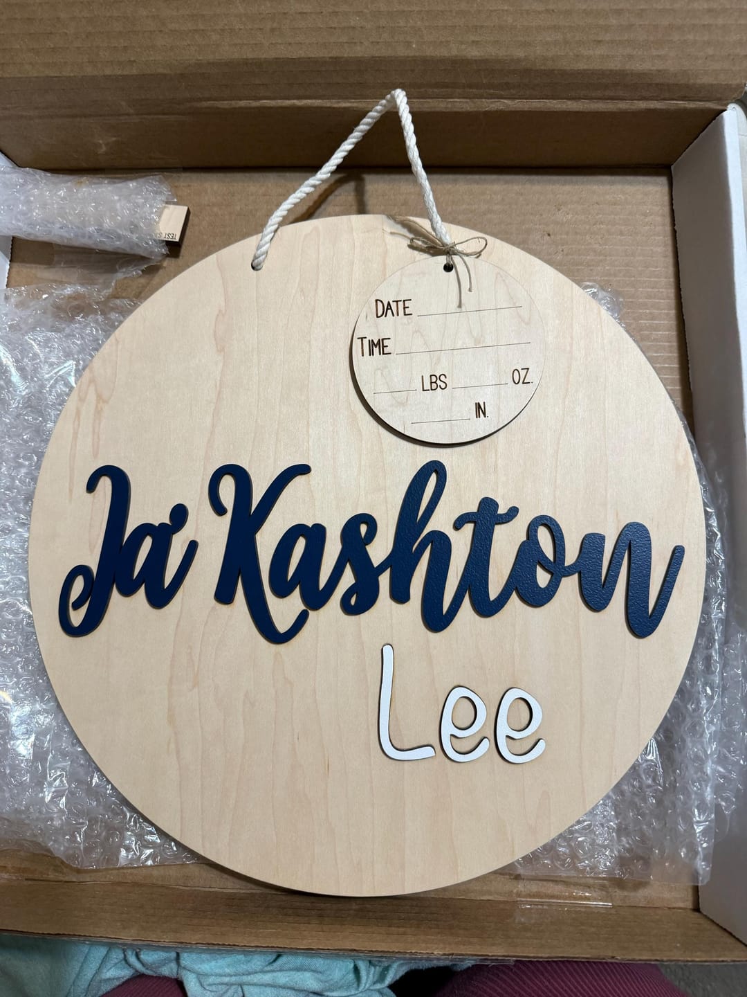 Customer photo review of Hospital Door Hanger - Lucas Blake