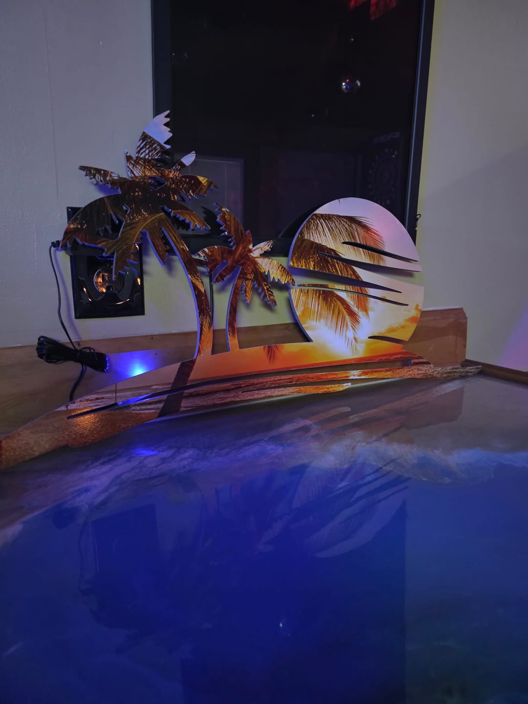 Customer photo review of Sunset Beach Printed Wall Art