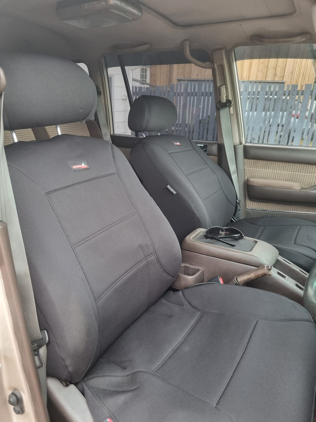 Customer photo review of Sharkskin Neoprene Universal Front Seat Covers - Black