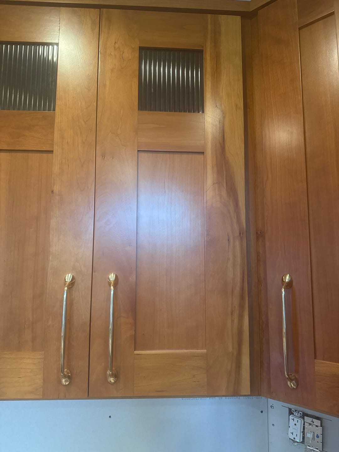 Customer photo review of Brass Ball Knob - Unlacquered Polished Brass