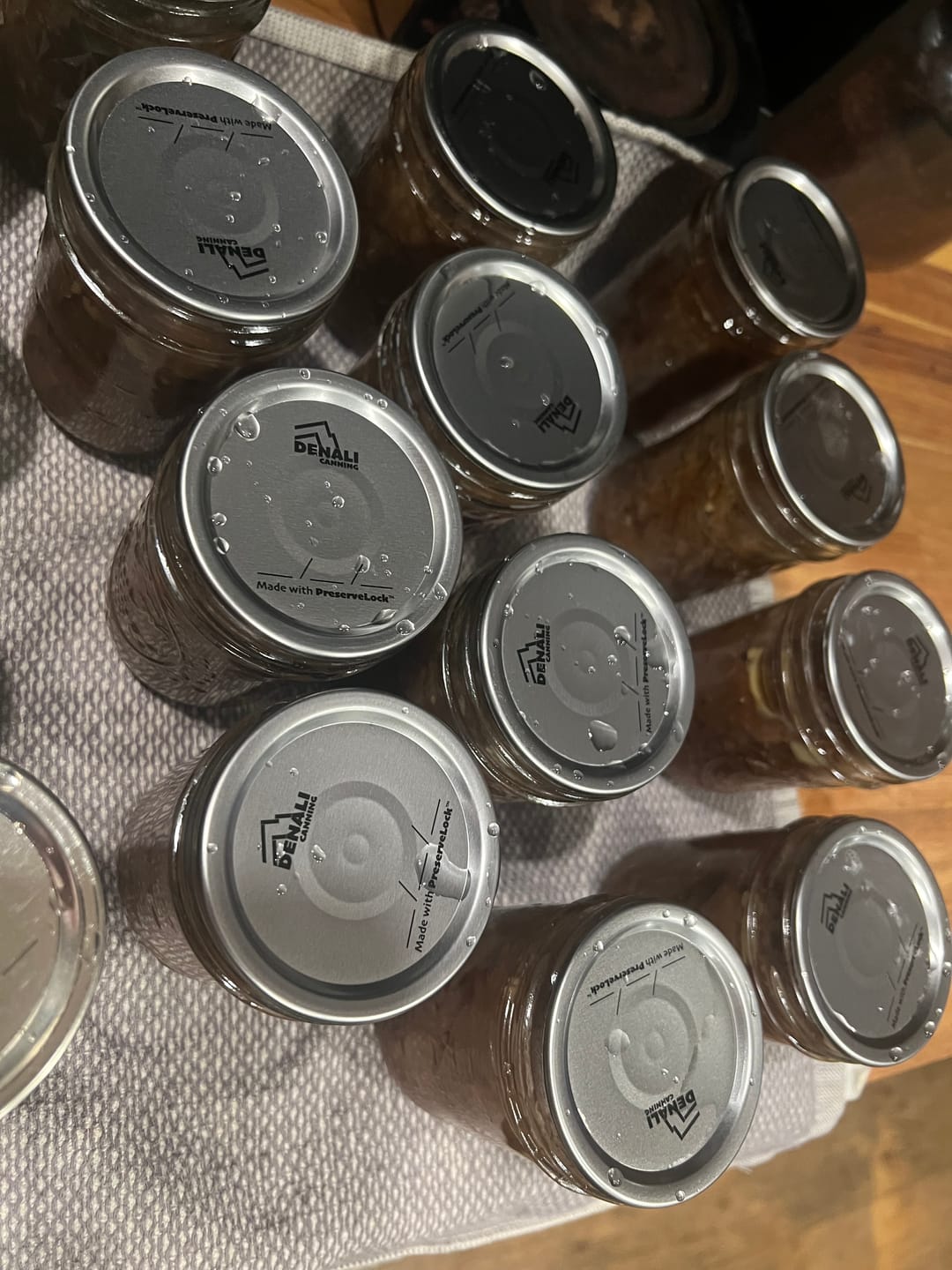 Customer photo review of 12 Pack - Denali® Lids, Regular Mouth