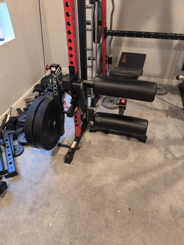 Customer photo review of Rack Mounted Leg Extension and Curl Attachment - 2"×2"
