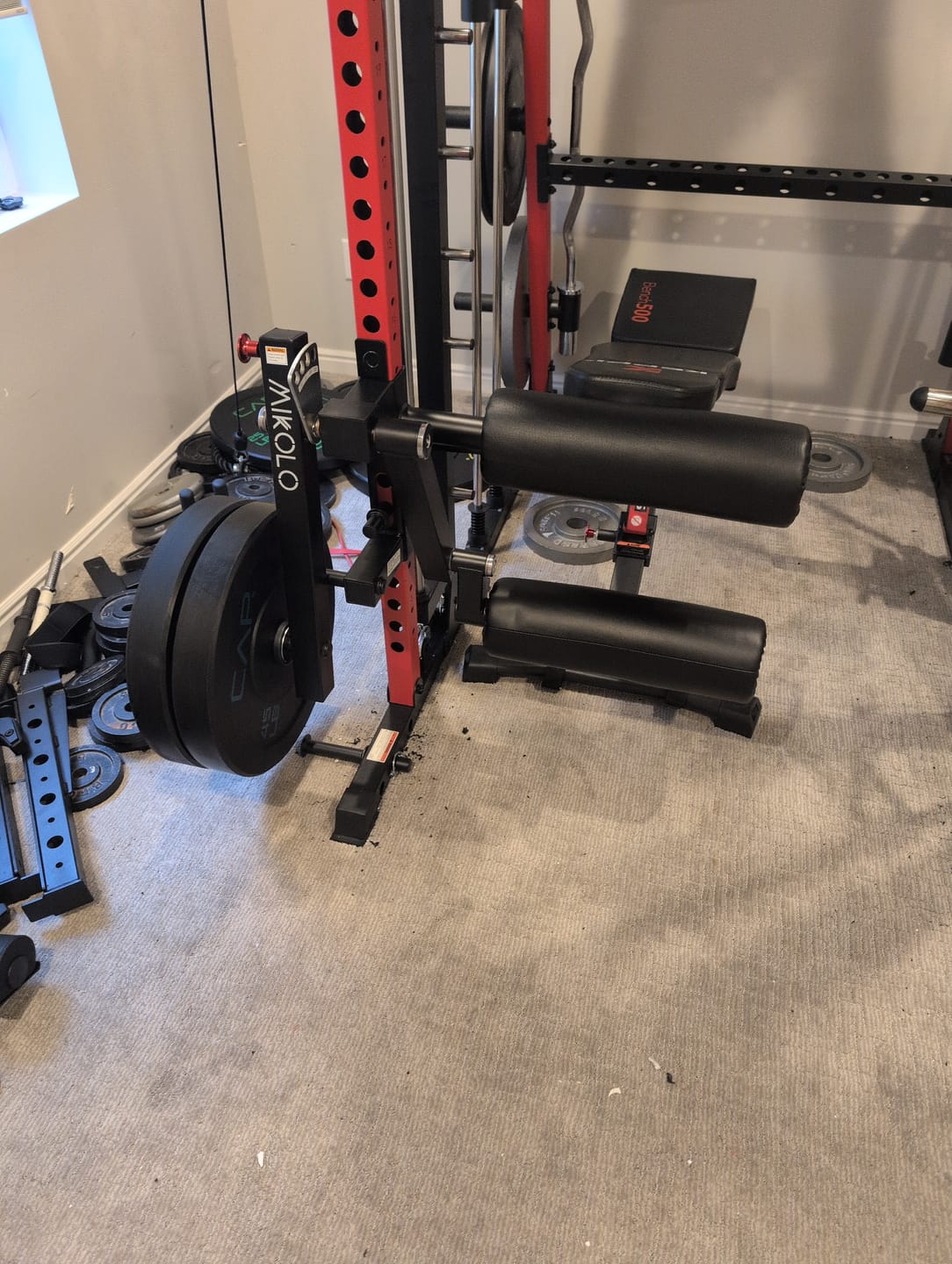 Customer photo review of Rack Mounted Leg Extension and Curl Attachment - 2"×2"