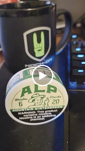 Customer video review of Mountain Wintergreen Nicotine Pouches