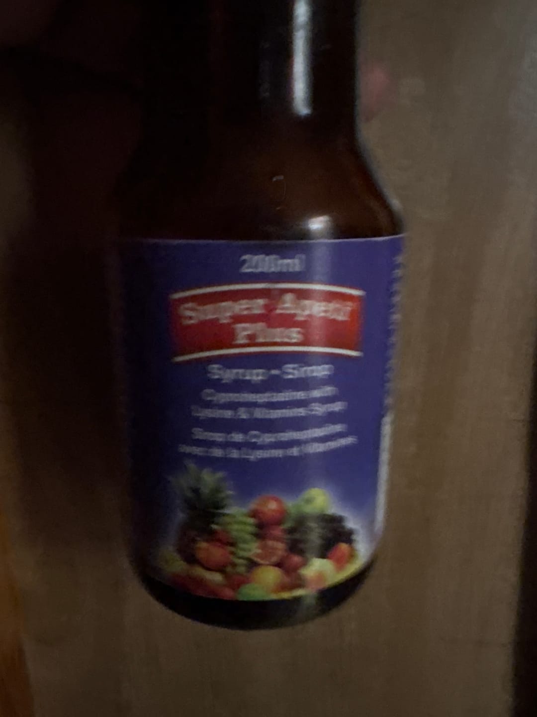 Customer photo review of Super Apeti Plus Syrup 200ML - | Appetite Booster & Weight Gain Supplement