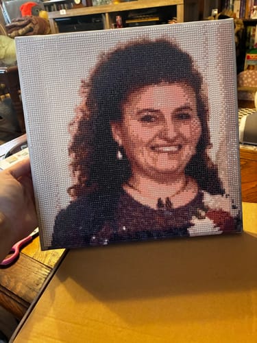 Customer photo review of Diamond Painting - Custom Photo
