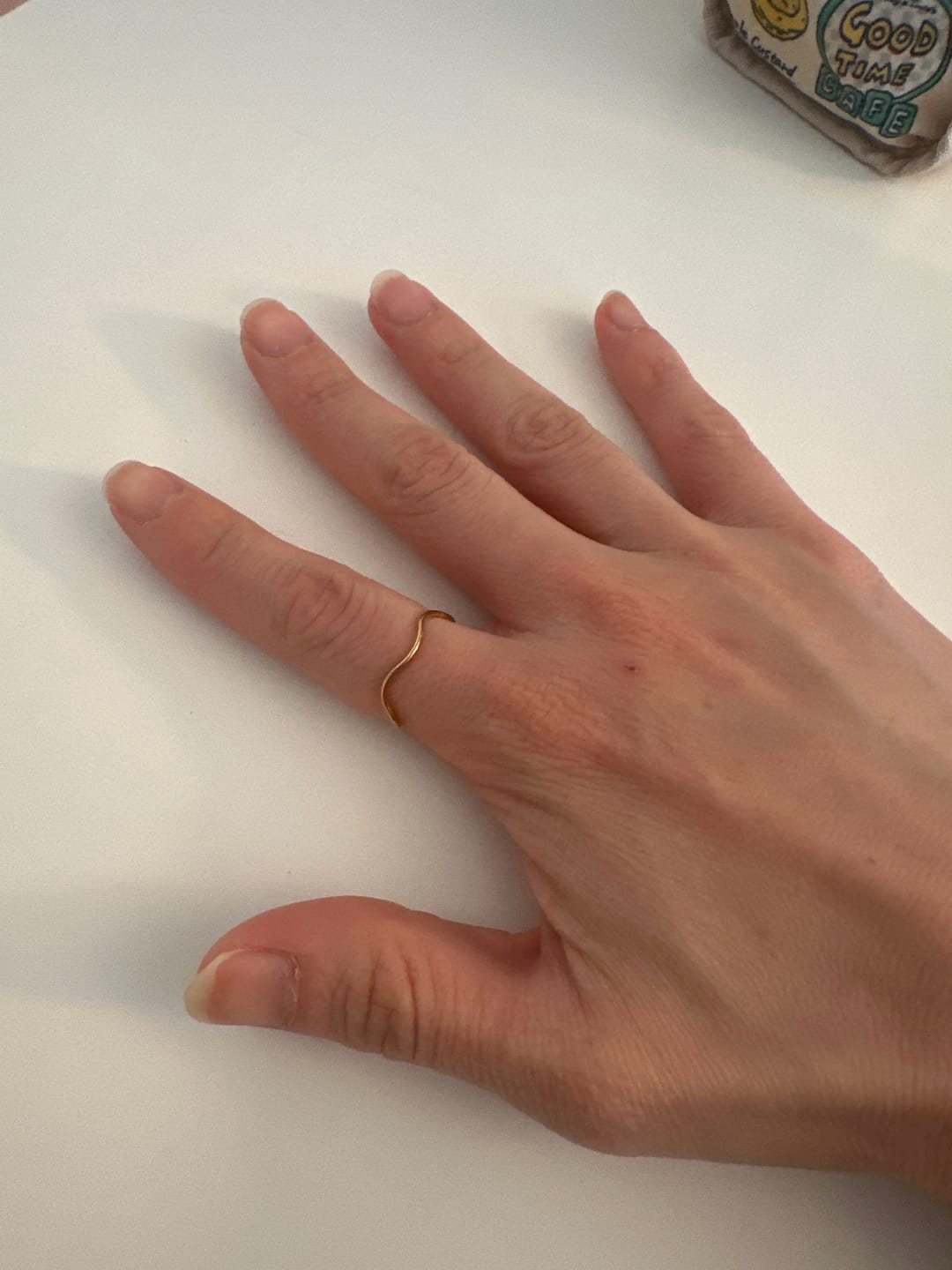 Customer photo review of Tina Gold Stack Ring