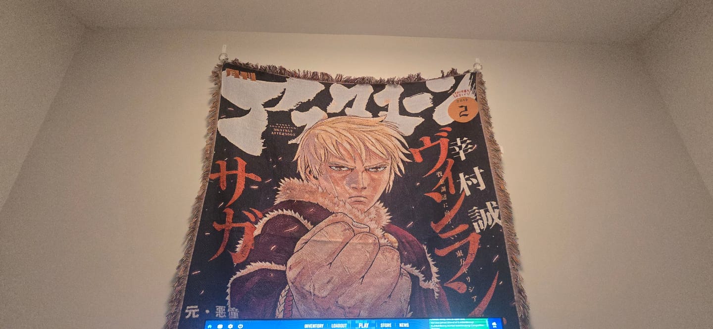 Customer photo review of Saga Woven Blanket Tapestry