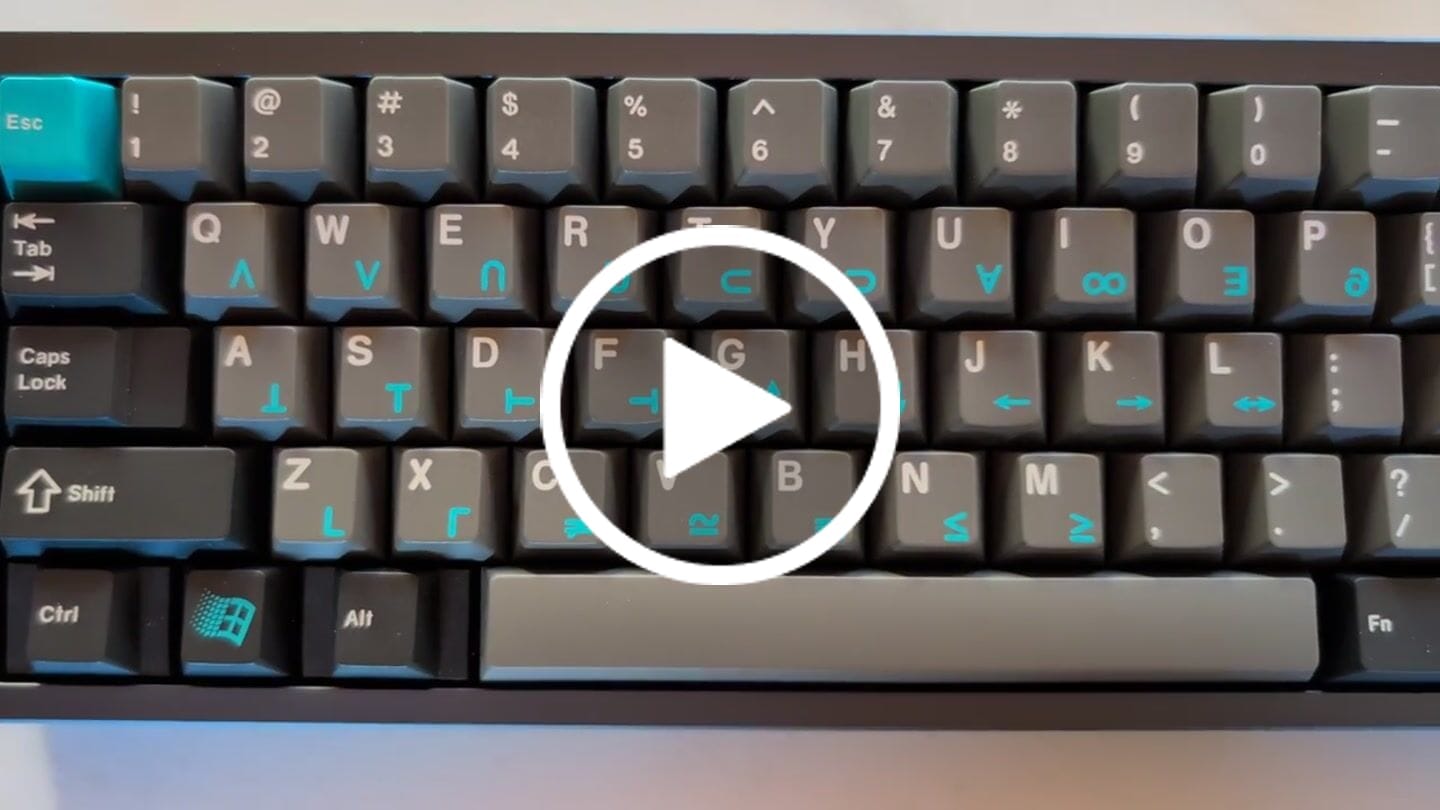 Customer video review of KEYKOBO DOLCH ABS TRIPLE-SHOT KEYCAP SET INSTOCK