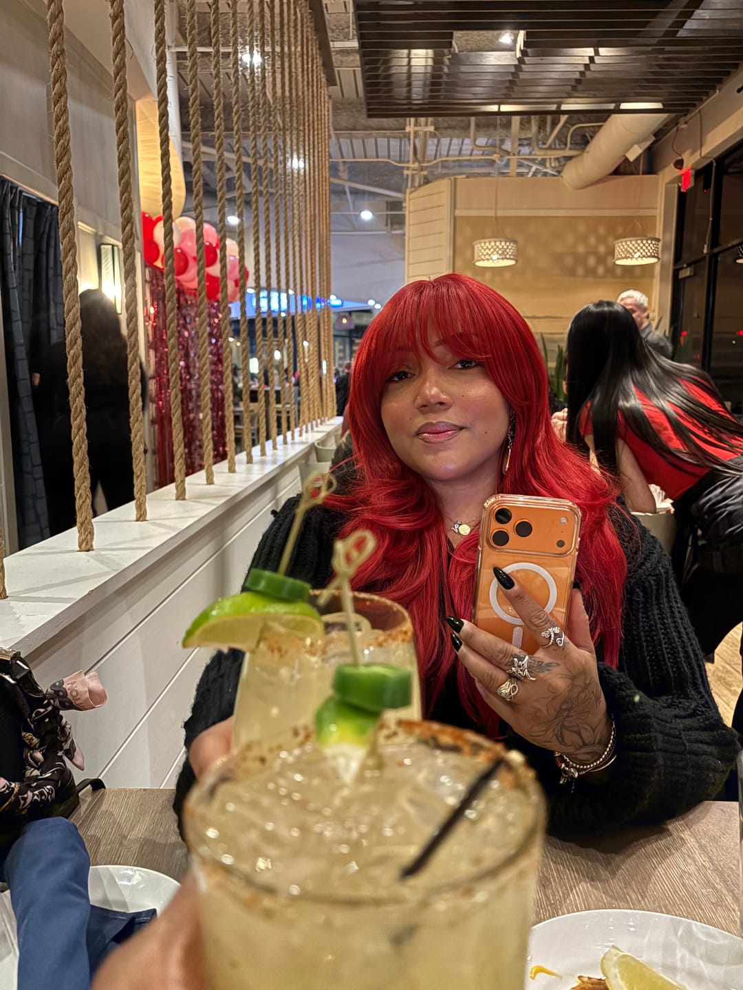 Customer photo review of FreeTress Equal Curtain Bang HD Lace Wig - BOMBSHELL