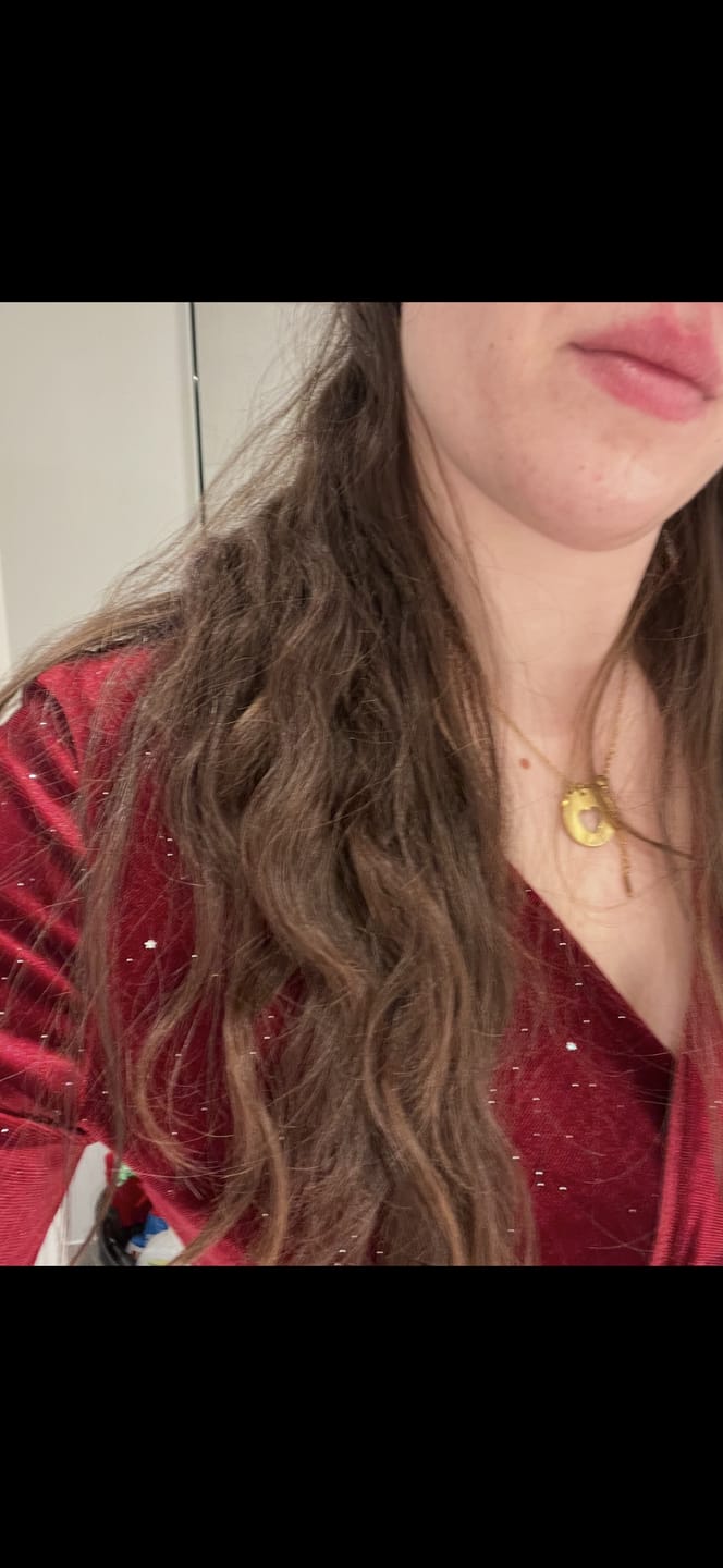 Customer photo review of Necklace: Cut-Out Heart