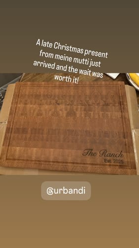 Customer photo review of White Oak Cutting Boards