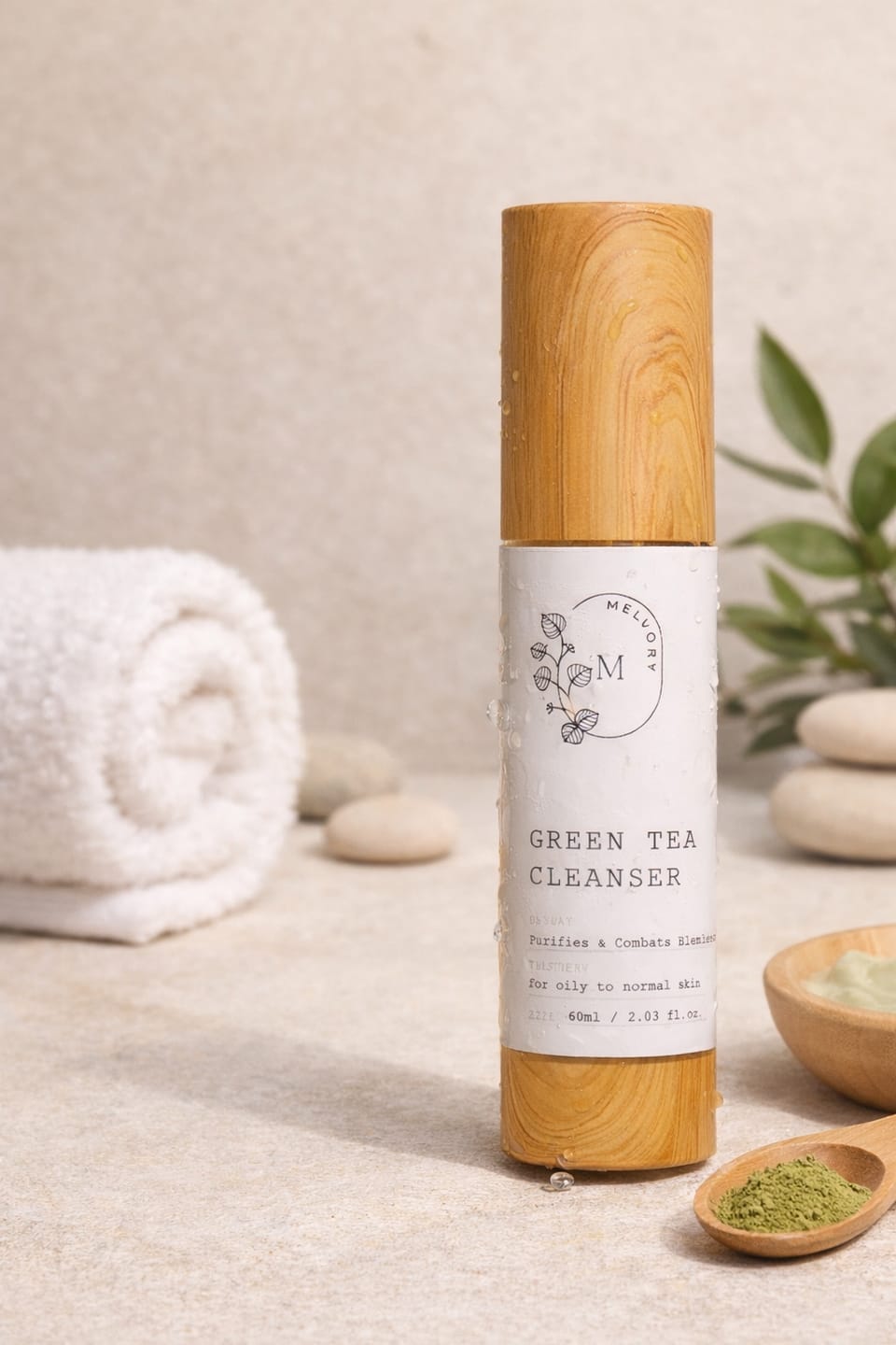Customer photo review of Green Tea Cleanser