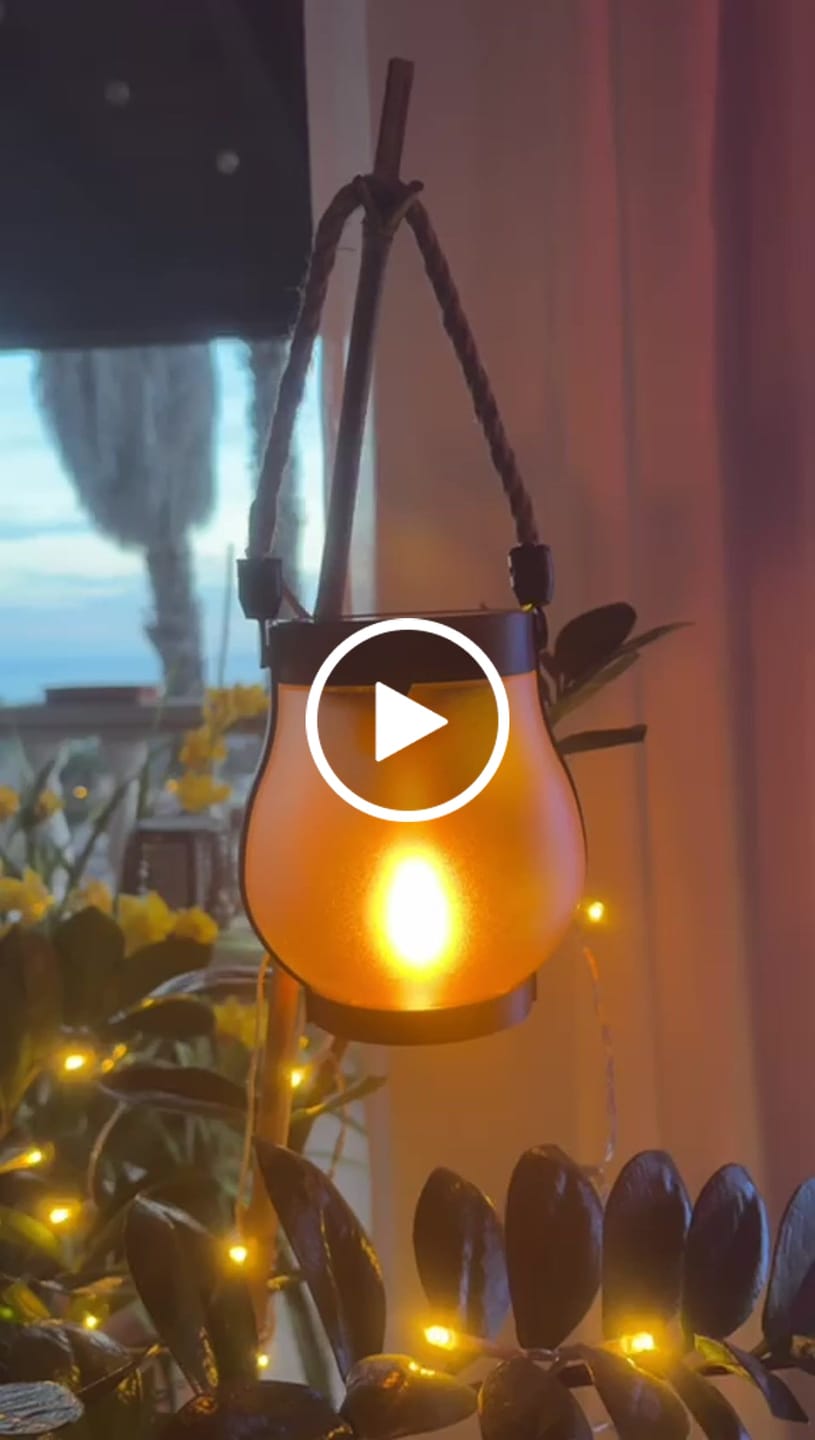 Customer video review of LlamaViva | Farol con Efecto de Fuego Realista