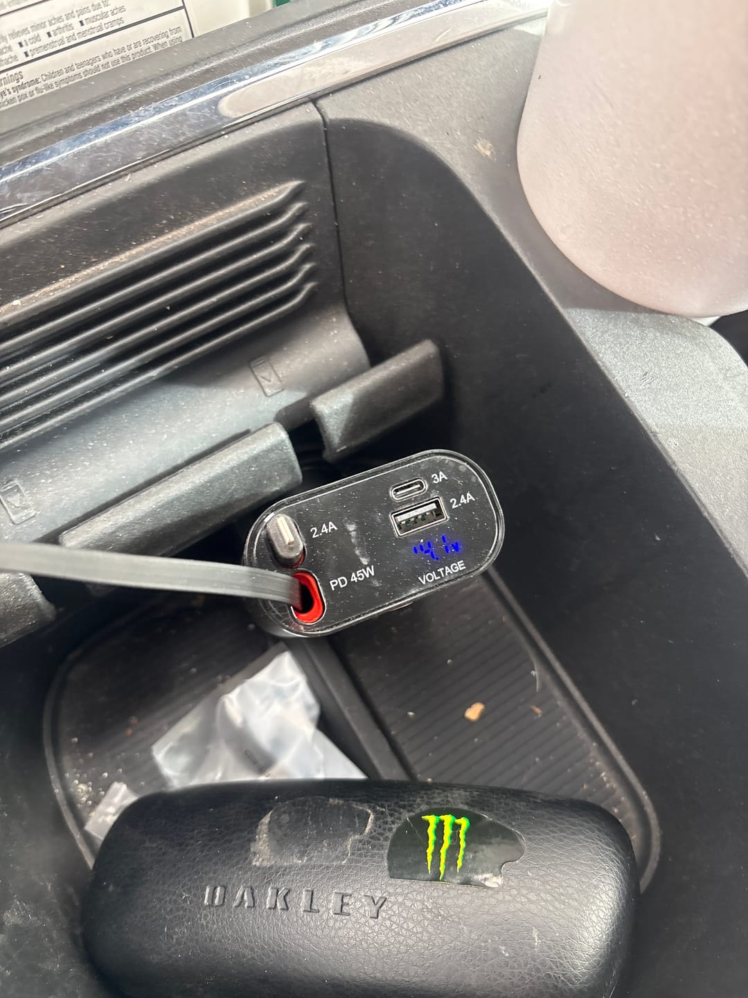Customer photo review of 4 in 1 Car Charging Port